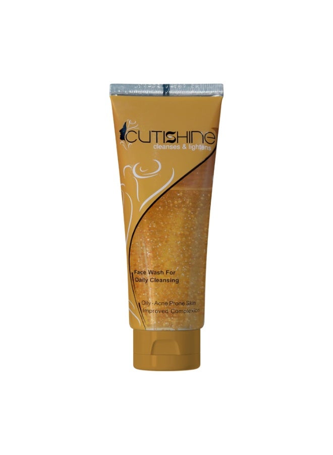 Ethiglo Cutishine Anti Acne Face Wash 70 Ml - Image 1